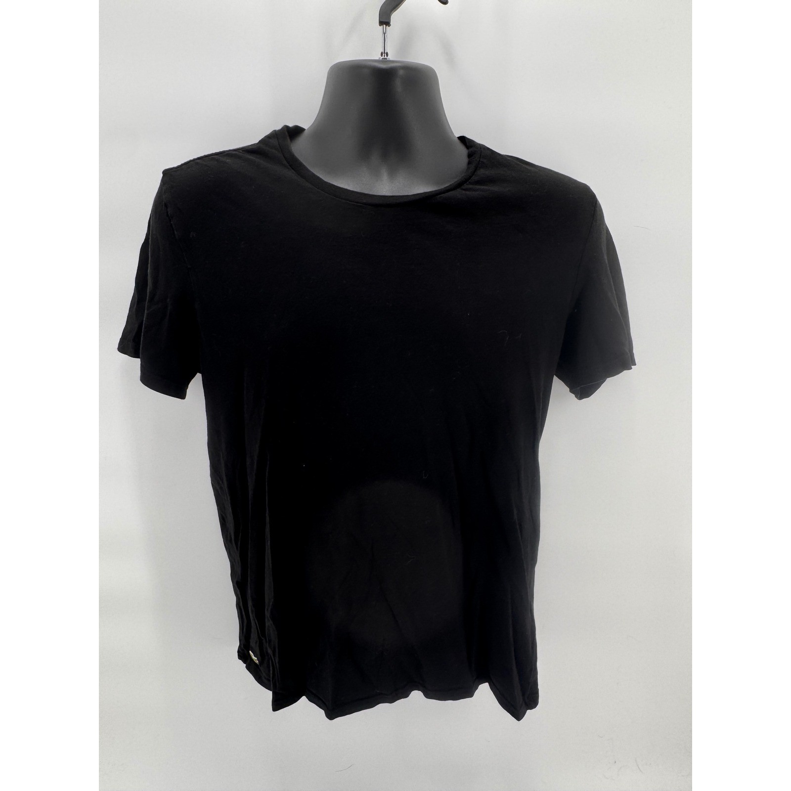 Lacoste Mens Black Crew Neck T Shirt Underwear Size L Made in Sri Lanka gallery