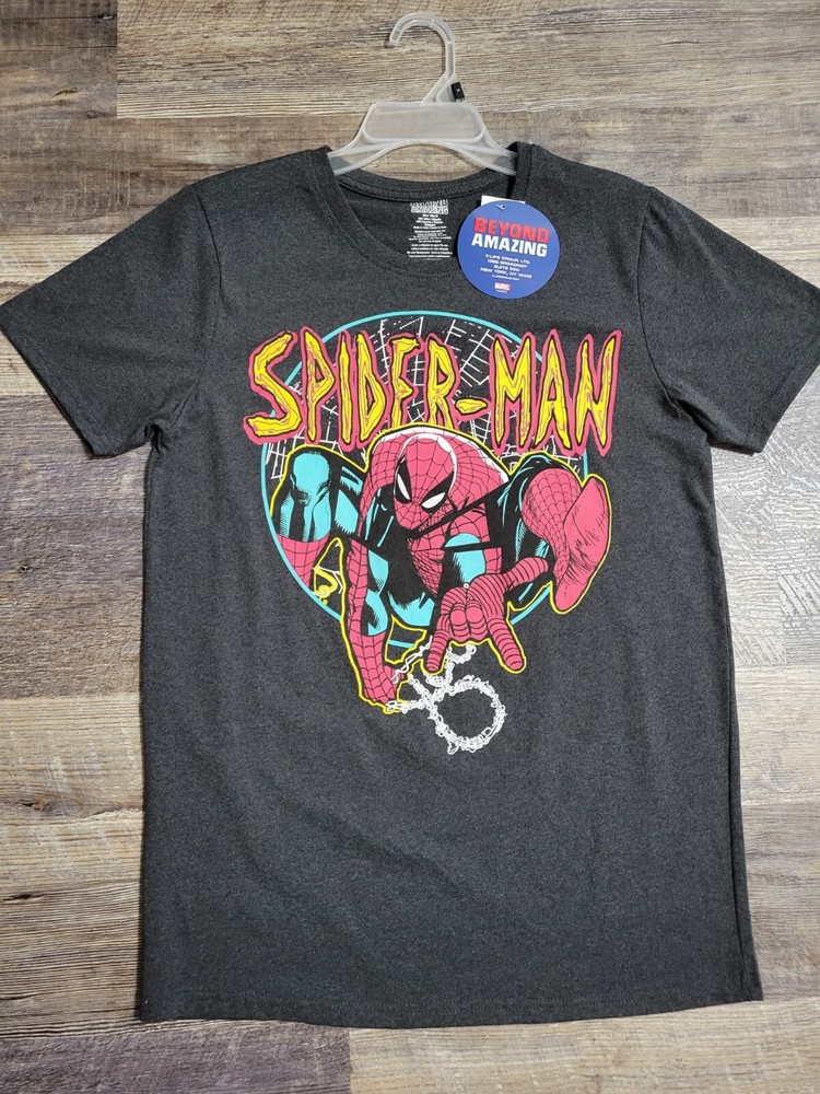 NWT Marvel Beyond Amazing Spiderman T Shirt – Brand New w/Tags – Mens M,L,XL