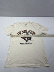Pendleton Woolen Mills Shirt Mens Large Ivory Cowboy Bronco Rodeo Horse T-Shirt
