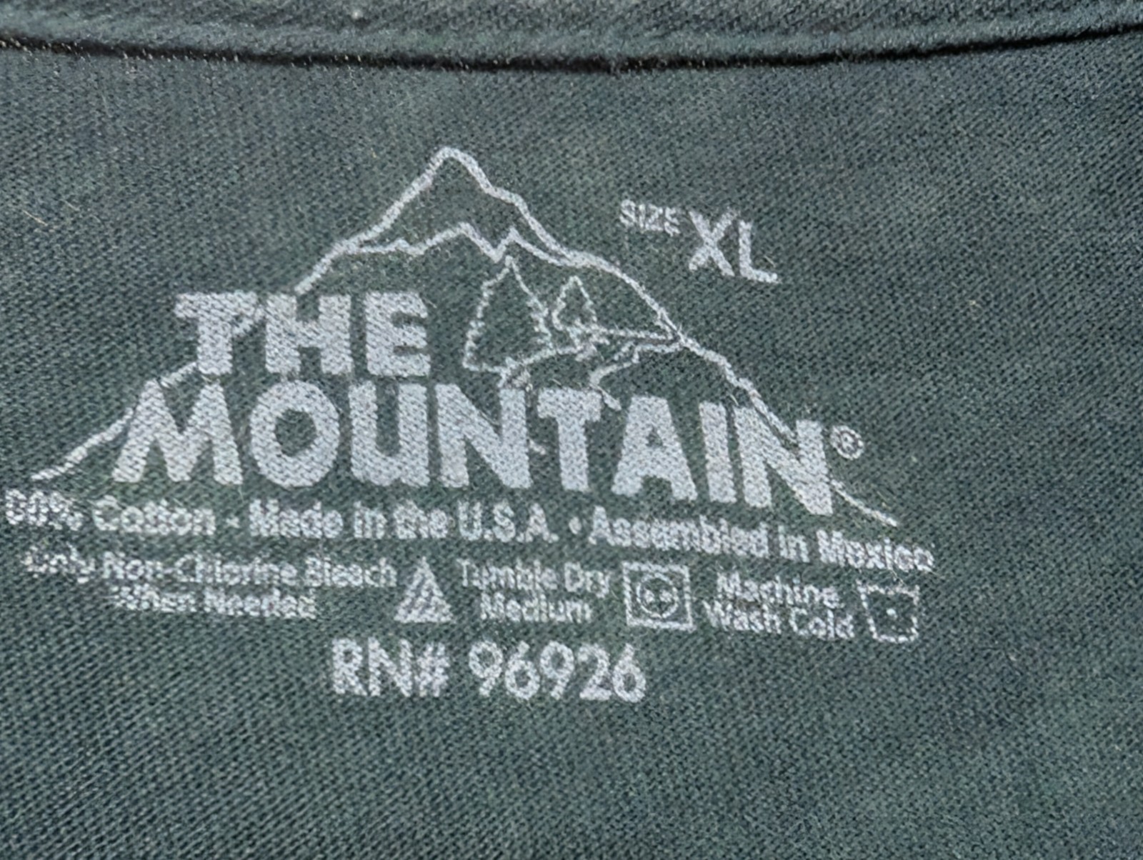The Mountain Mens T-shirt Green Alligator's Retired Logo XL #4666 gallery