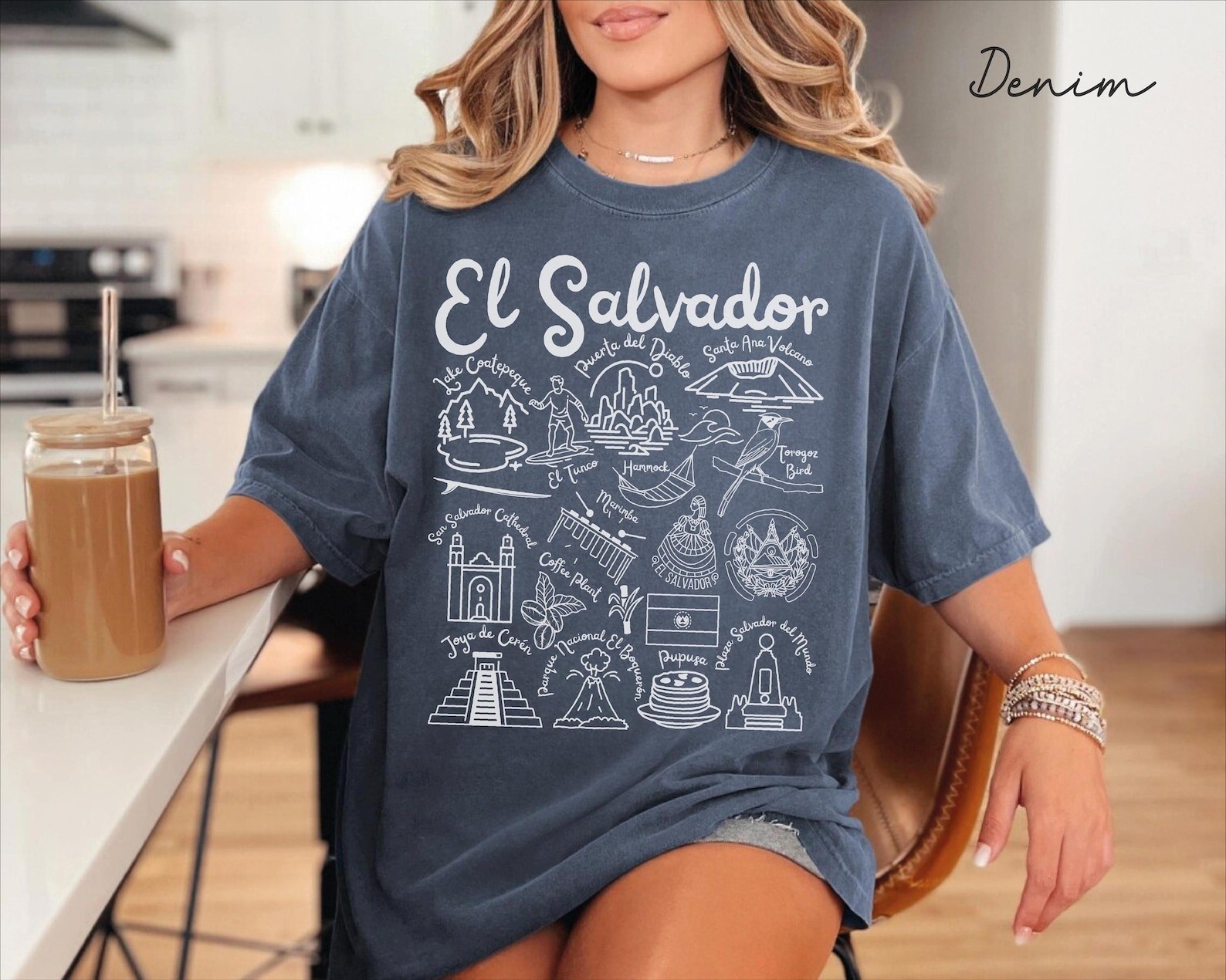 El Salvador Mass Shirt Gift Travel El Salvador Trip Lovers Souvenir Tee gallery