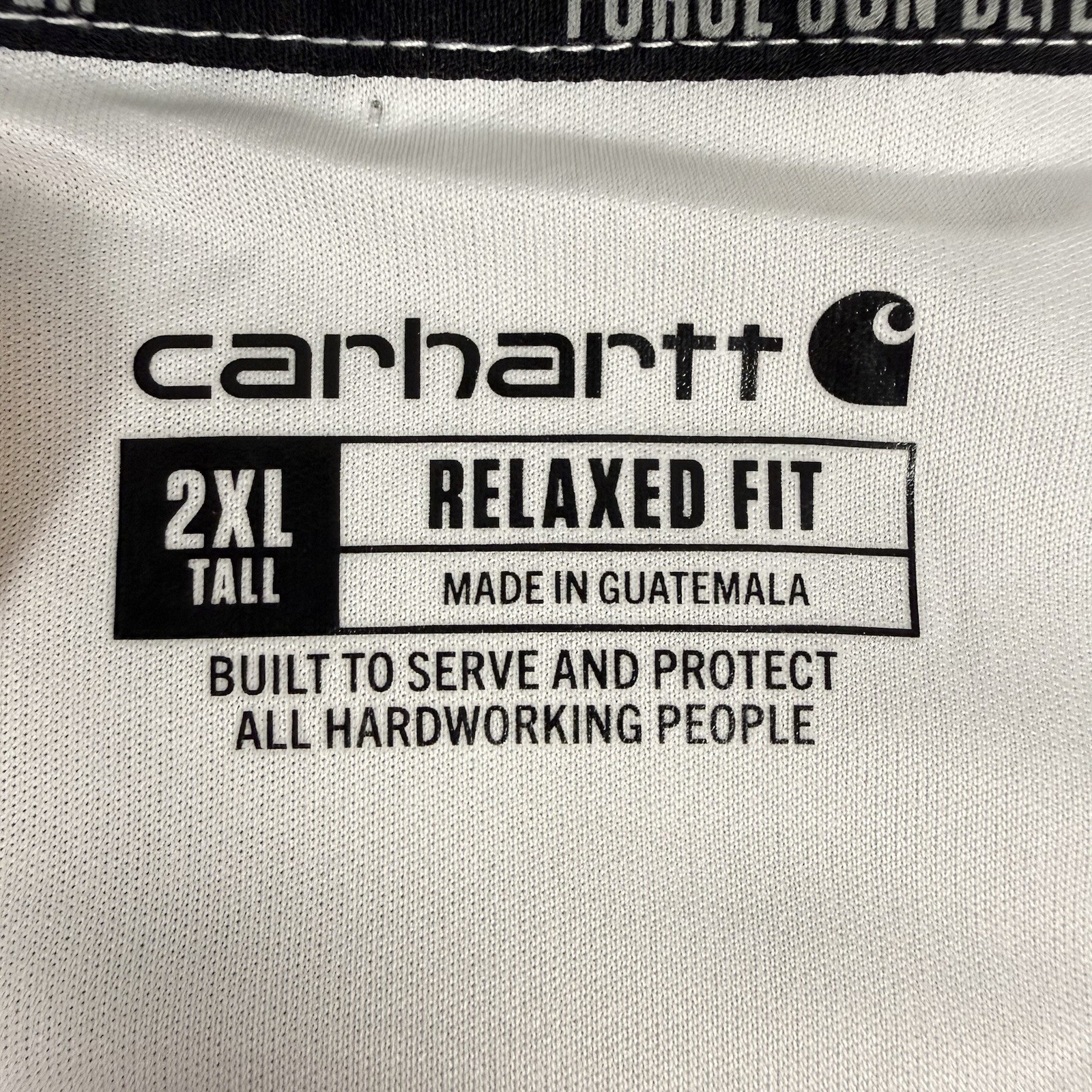 NWT Carhartt Mens Force Sun Defender Lightweight Long Sleeve T-Shirt 2XLT White gallery