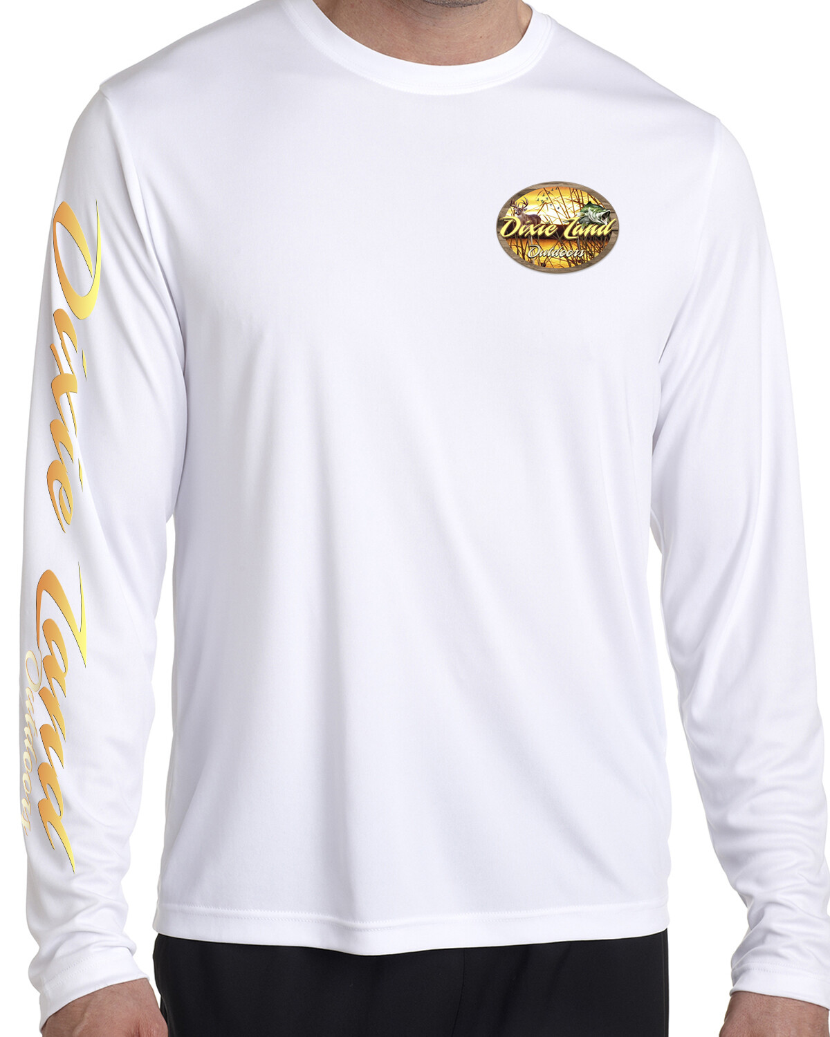 Dixie Land Outdoors microfiber long sleeve uv performance sun protection logo gallery