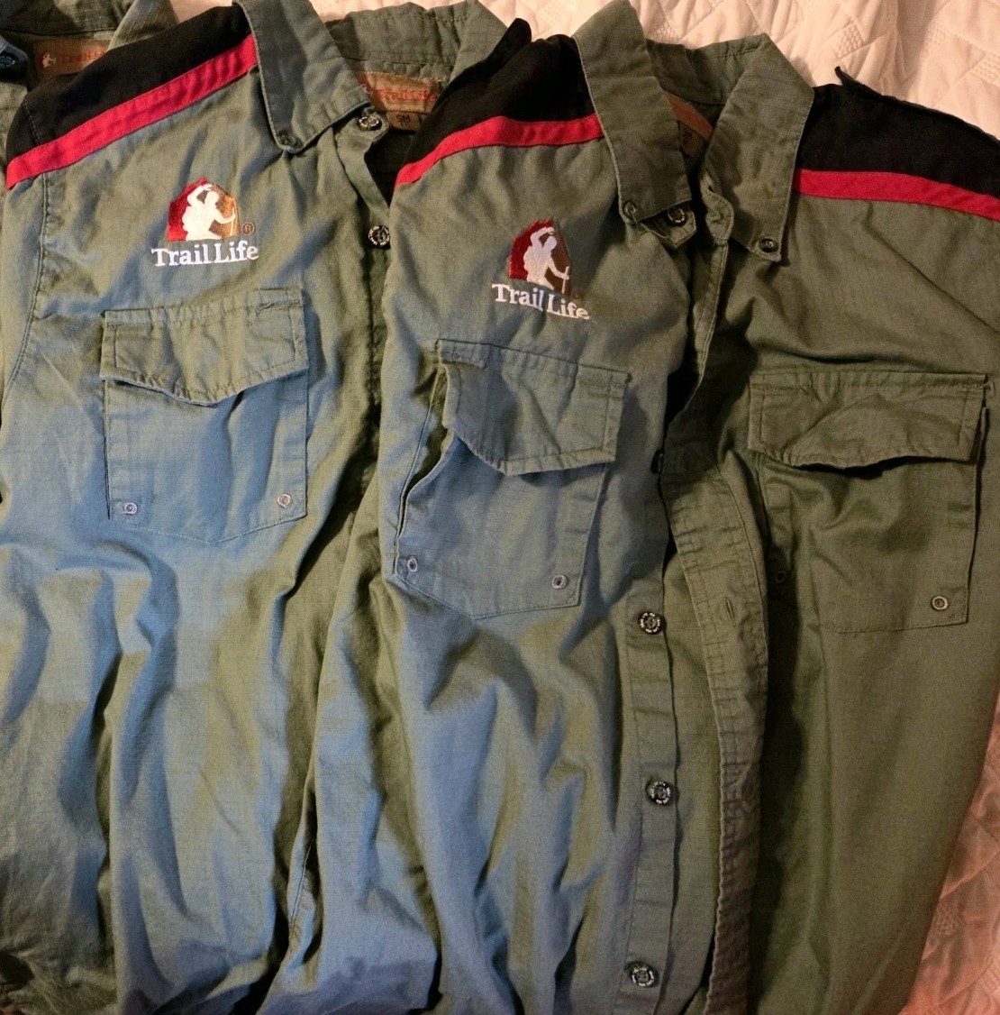 Trail Life USA Lot Of 2 Shirts *1 Men's Small And 1 Men's Medium* gallery