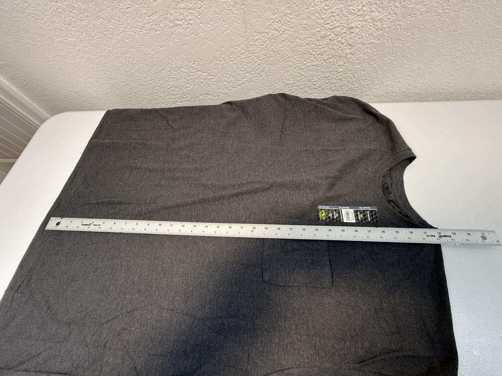 Men's Shirts, (New w/tags), Athletic Works, S/S Crew Neck Pocket Tee 3XL (54-56) gallery