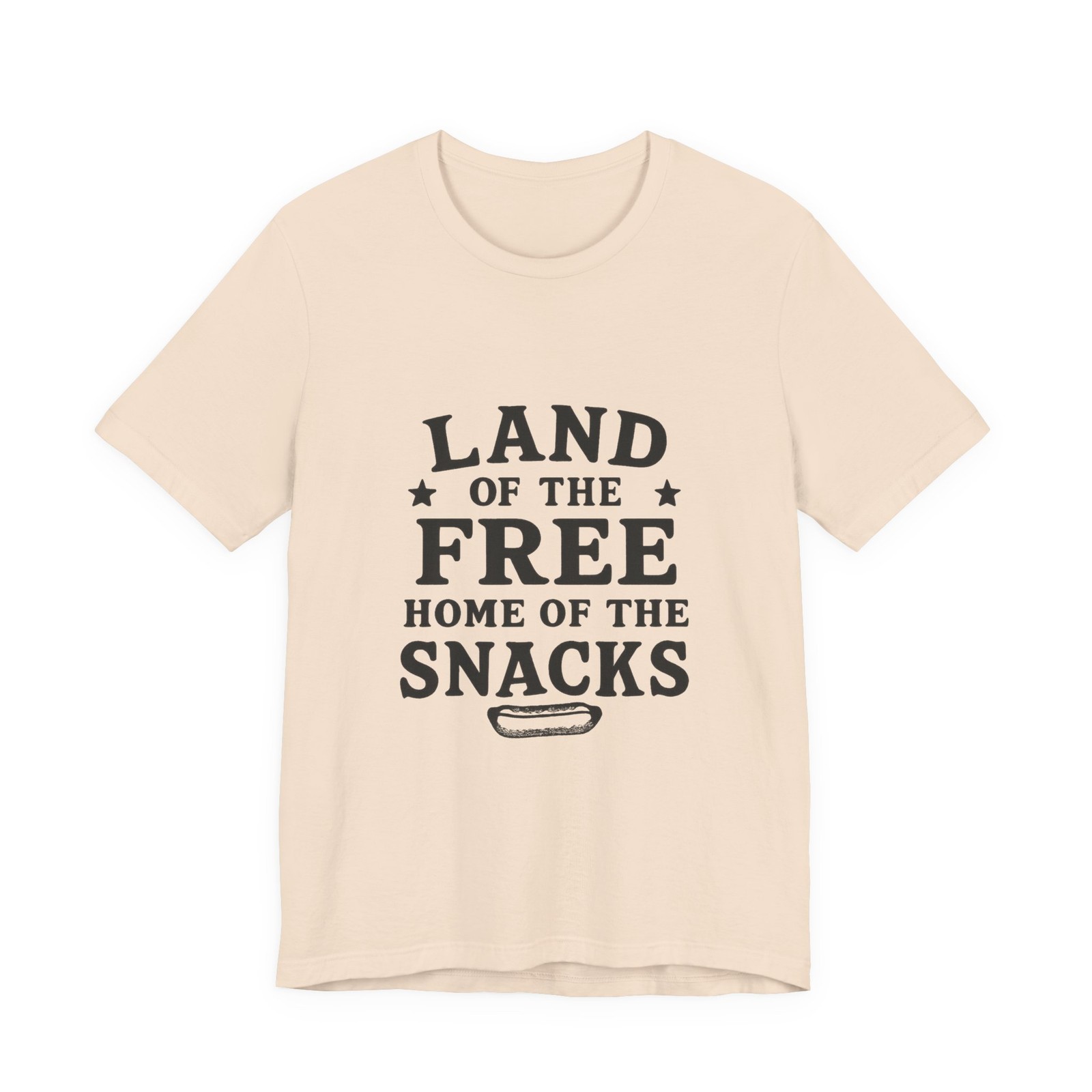 Land of the Free Home of the Snacks – Funny 4th of July T-Shirt Gag Gift