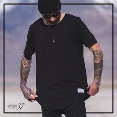 Evan37 Hemp Blend Swoop Cut Ascend Tee – Comfortable, Soft, and Durable – SMALL