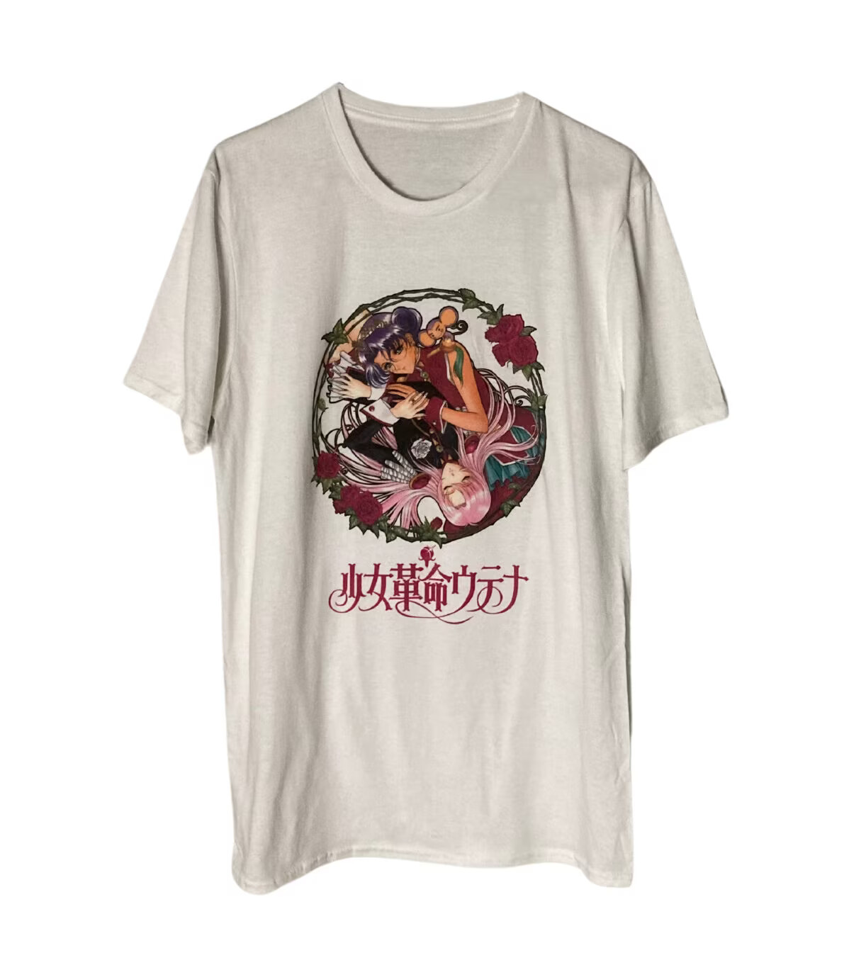 REVOLUTIONARY GIRL UTENA Utena & Anthy Anime UNISEX t shirt - high quality print gallery