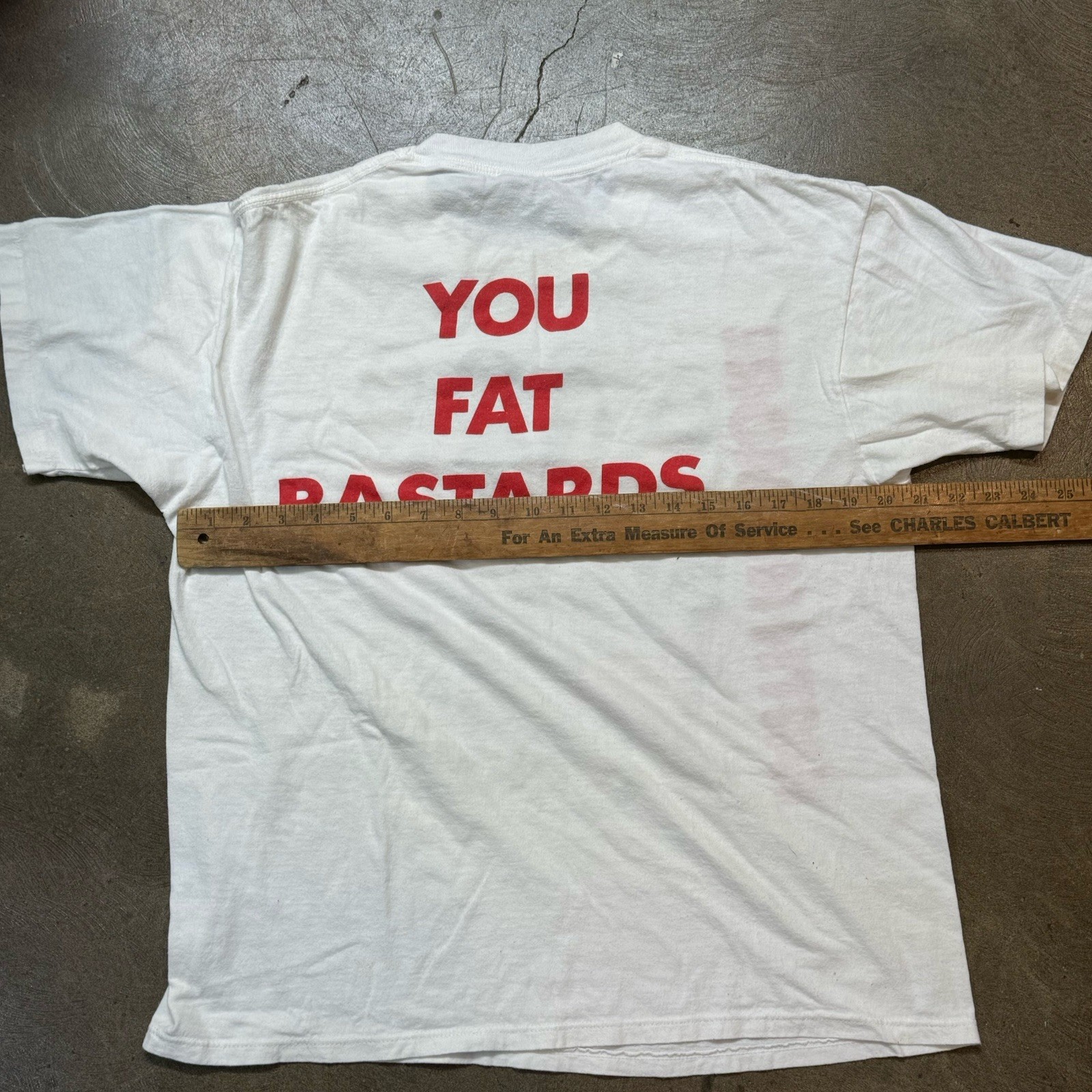 Vintage 1990 Faith No More You Fat Bastards T Shirt XL Single Stitch Brockum gallery