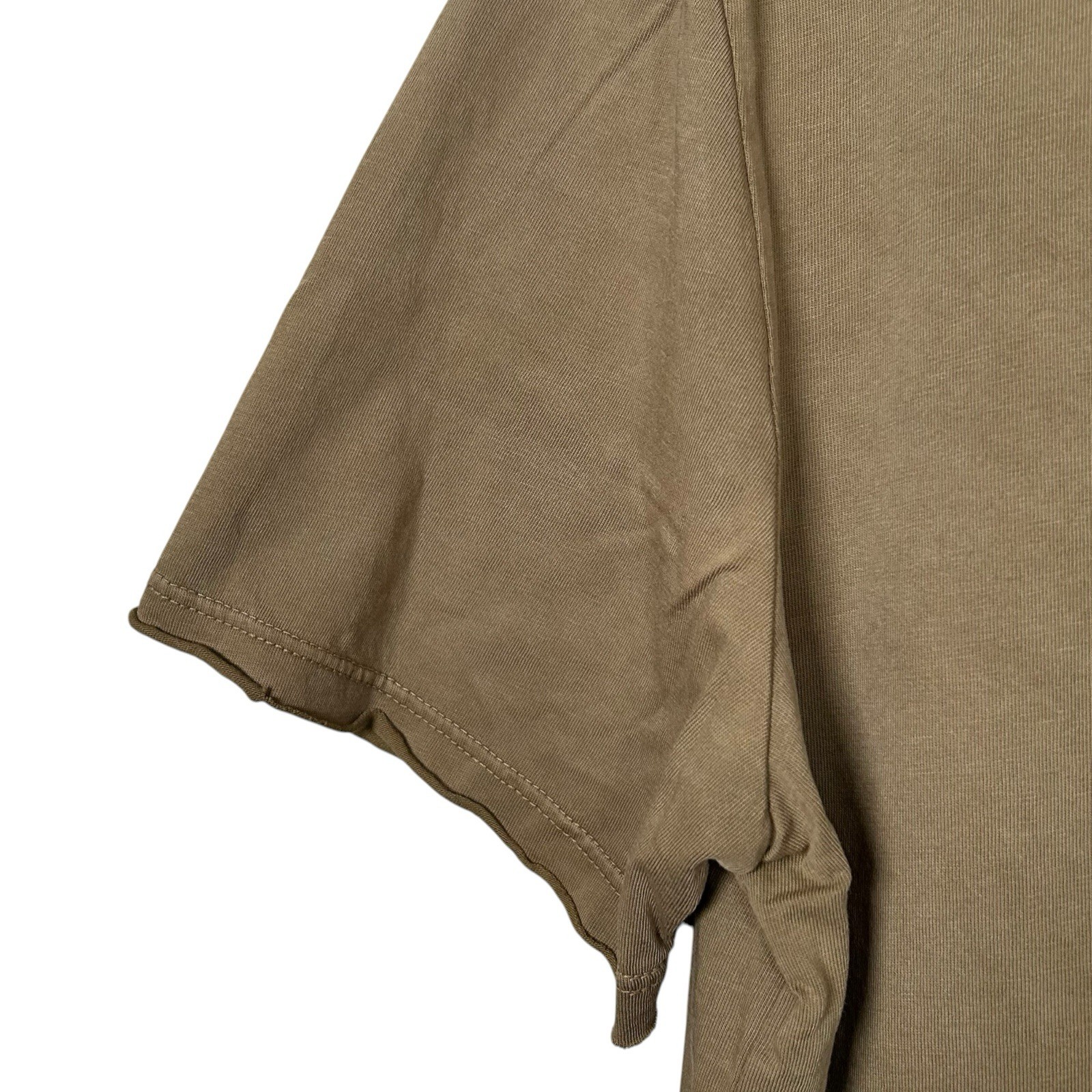 AG Adriano Goldschmied T-Shirt Mens M Brown Pocket Tee Distressed Raw Hem NEW gallery