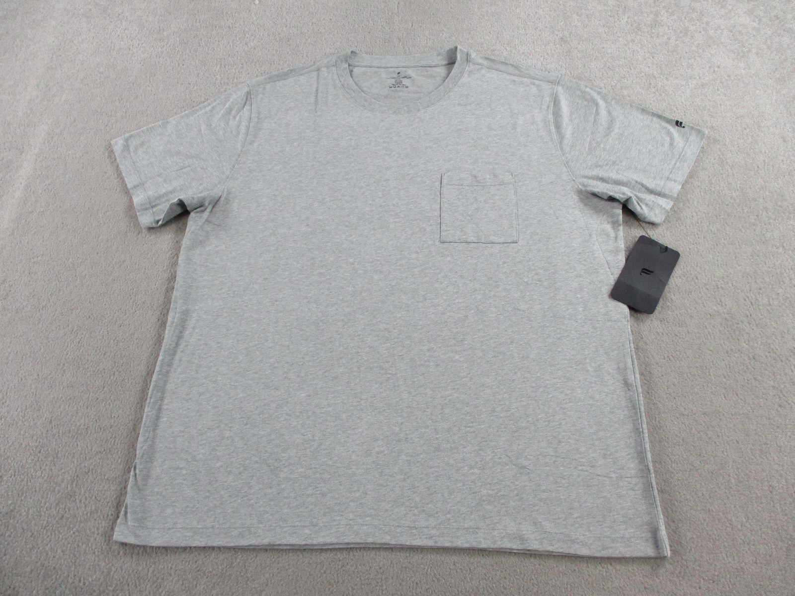 Fabletics Shirt Mens 2XL Gray 24-7 Pocket Tee Athletic Performance Casual Top gallery
