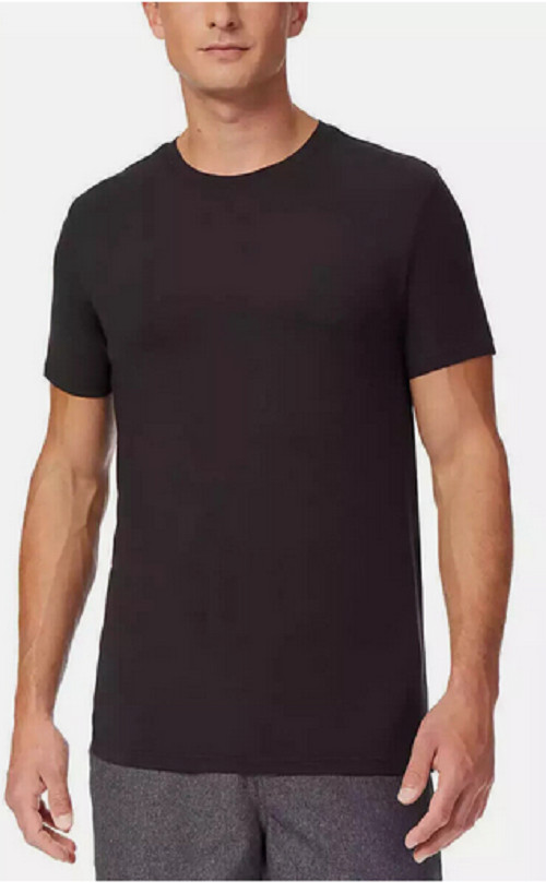 32 DEGREES COOL MEN'S 2PACK SHORT SLEEVE CREW NECK SHIRT(BLACK,SMALL)NWT gallery