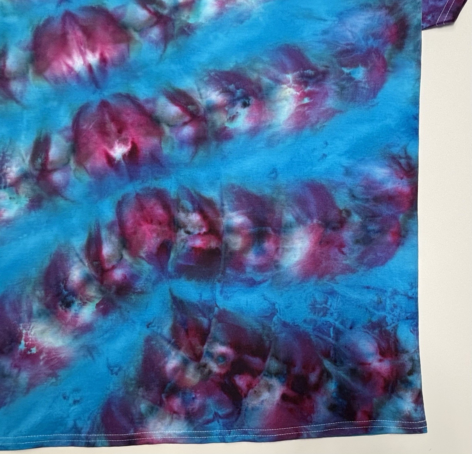 Handmade Ice Tie Dye Adult T-Shirt Unisex Size XL Multicolored Gildan Tee NEW gallery