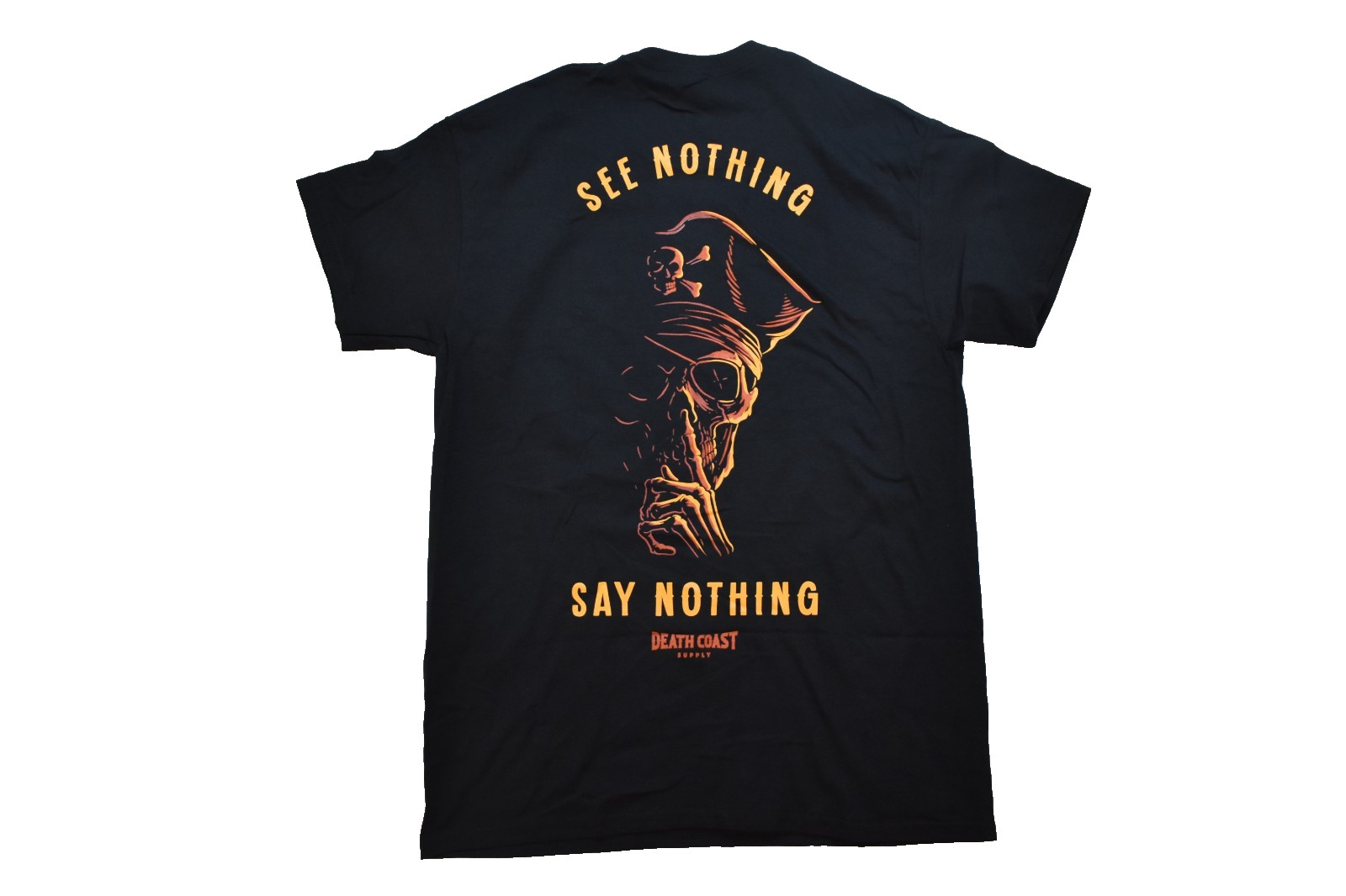Death Coast Supply Mens See Nothing Say Nothing Black Shirt New S, M, L gallery