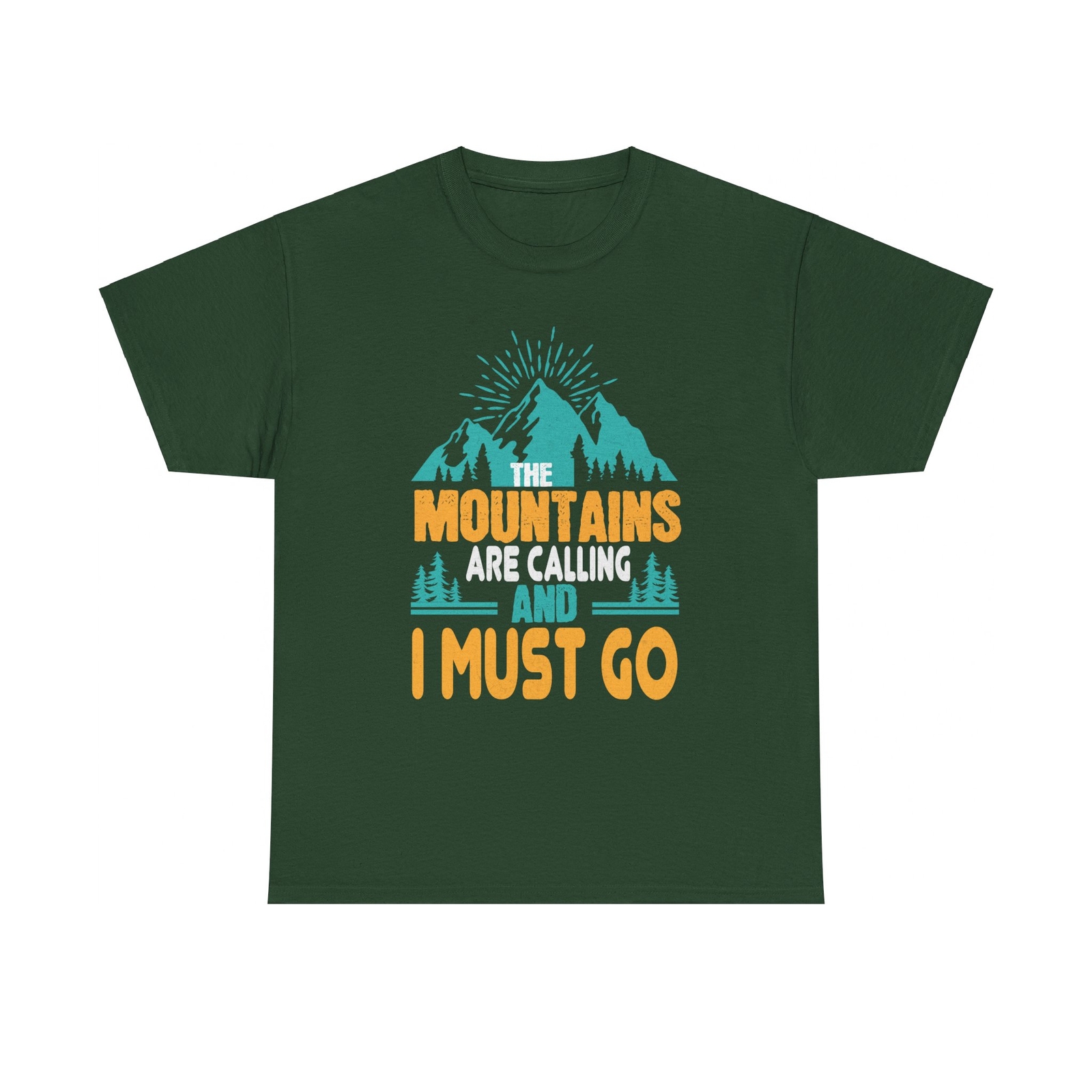 The Mountains Are Calling Hiking Camping Men Women
