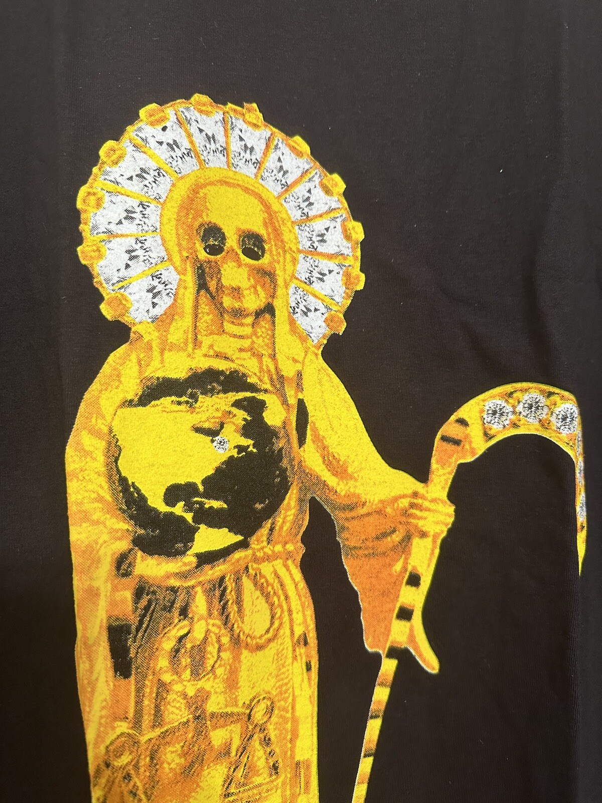 Unknwn x Loso NYC Santa Muerte Pendant Tee XL Black Lebron James Shirt gallery
