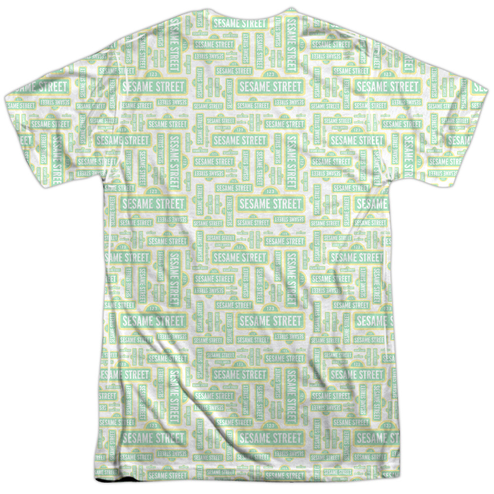 Sesame Street Puzzle Pattern Unisex Adult Halloween Costume T Shirt, S-3XL gallery
