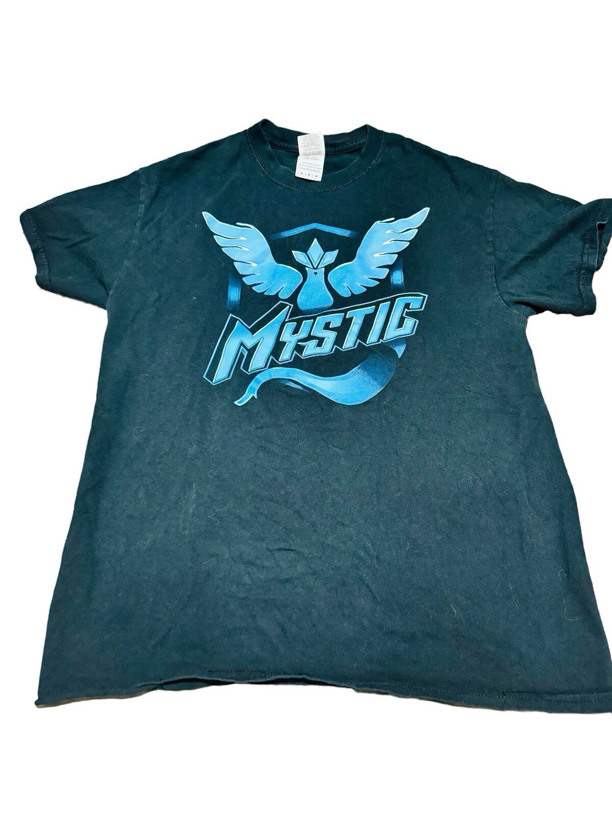 Pokemon Team Mystic Graphic Print SZ Medium T-shirt Gildan Novelty Unisex gallery