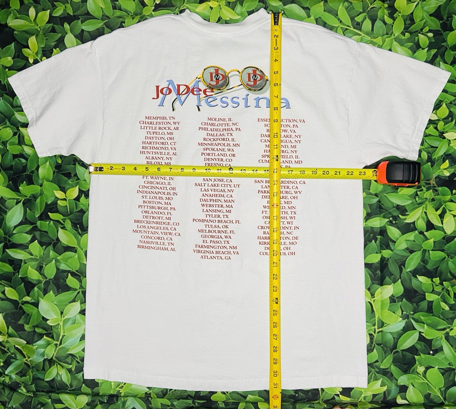 *VTG* Delta Pro Weight Jo Dee Messina 90s Double Sided Tour Shirt USA; XL gallery