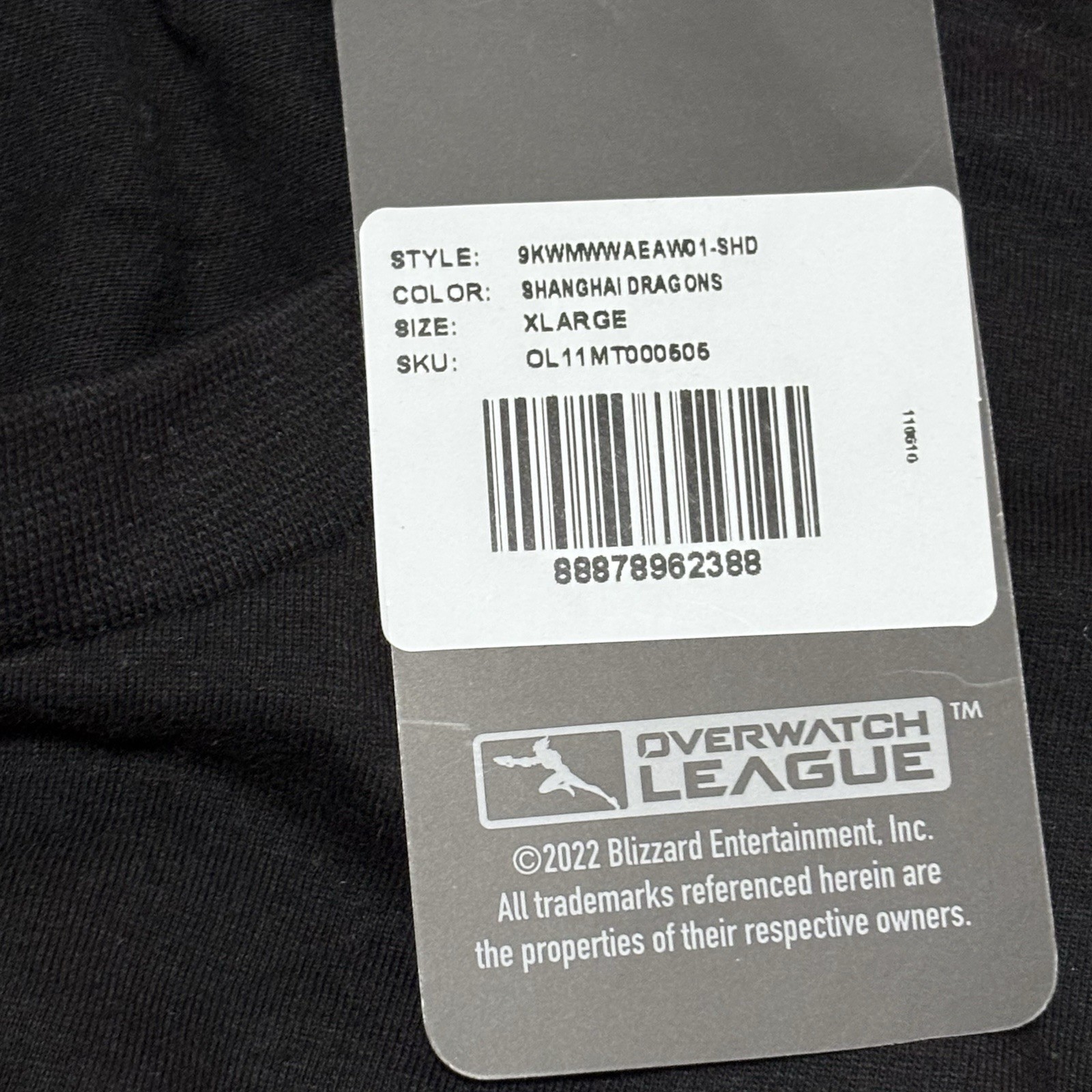 Overwatch League Mens OW Shanghai Dragons Fleta Esports Shirt Size XL New gallery