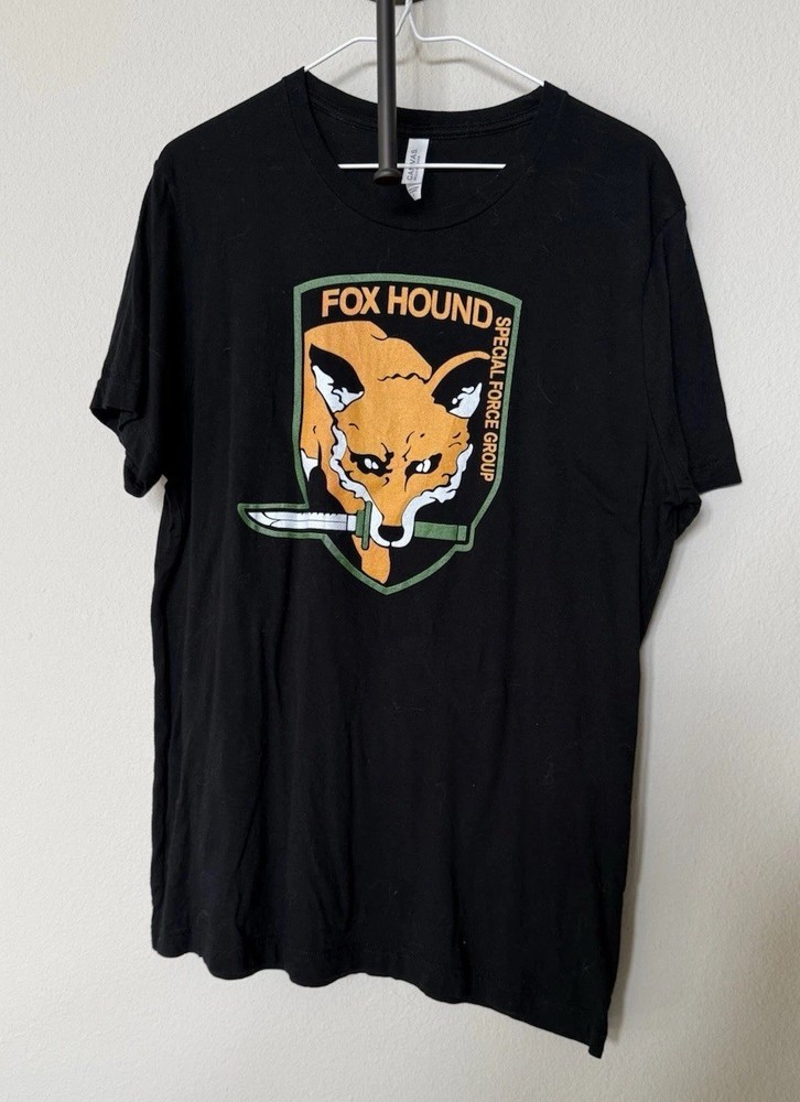 Fox Hound Special Force Group Sz Large Bella Canvas Shirt Metal Gear Solid