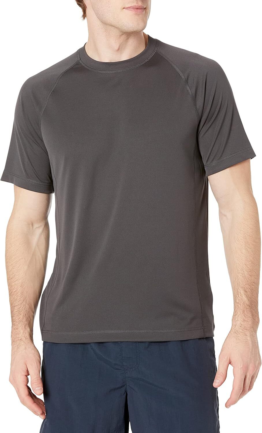 Quick-Dry UPF 50 Swim Tee for Men Slim Fit Short Sleeve Rash Guard Shirt gallery