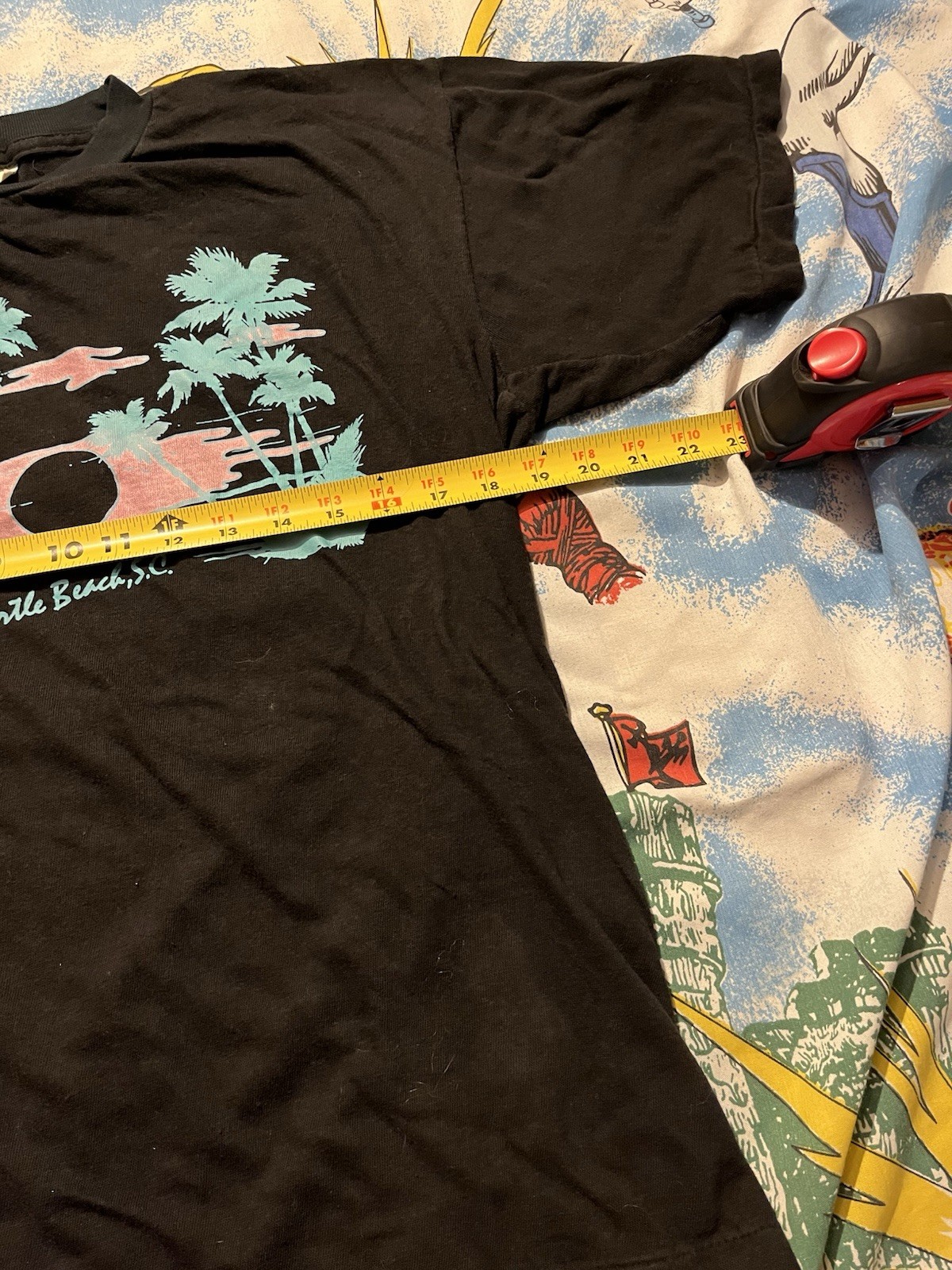VTG 80s Myrtle Beach T-shirt XL Palm Trees Design 90’ Single Stitch USA Tourist gallery