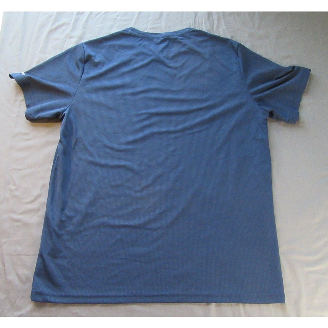 Athletic Quick Dry Tee Shirt Men's Blue Large Short Sleeve gallery