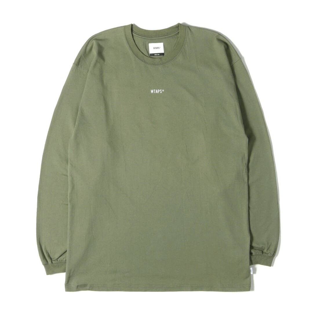 WTAPS Double Taps T-Shirt Olive Drab Size: XL | 21AW Crossbones Long Used BEEG-0 gallery