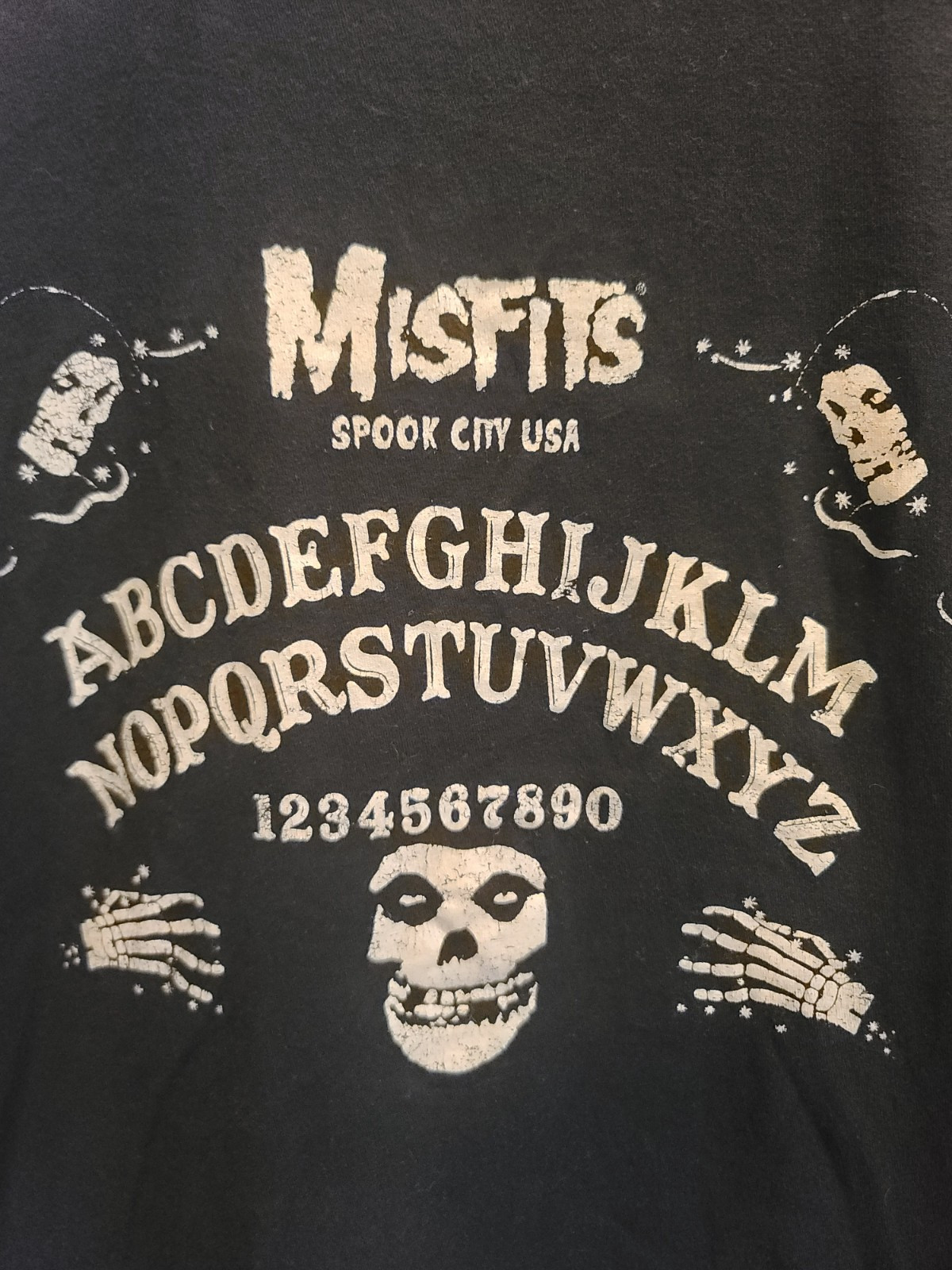 Misfits X Ouija Board Samhain Danzig Demon Goth Punk Rock Occult Band Shirt M gallery