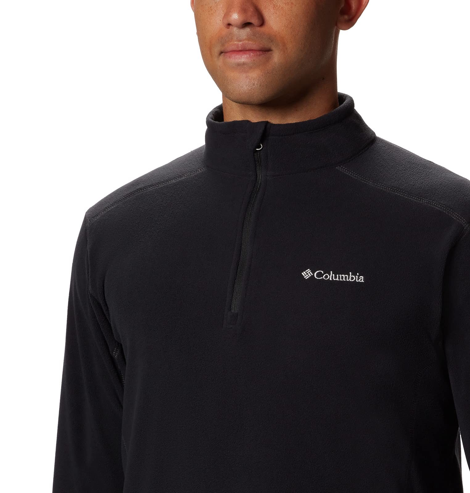 Columbia Mens Klamath Range II Half Zip Fleece Jacket, Black, 3X gallery