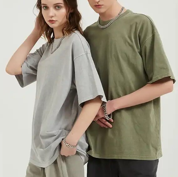 100% Cotton Washed Plain Oversized T-Shirts - Comfort and Style Combined! gallery