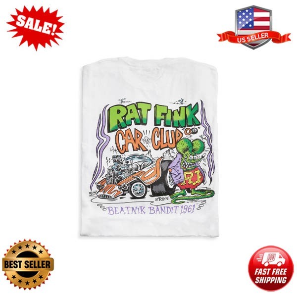 Ed Big Daddy Roth Rat Fink Car Unisex T-Shirt Cotton