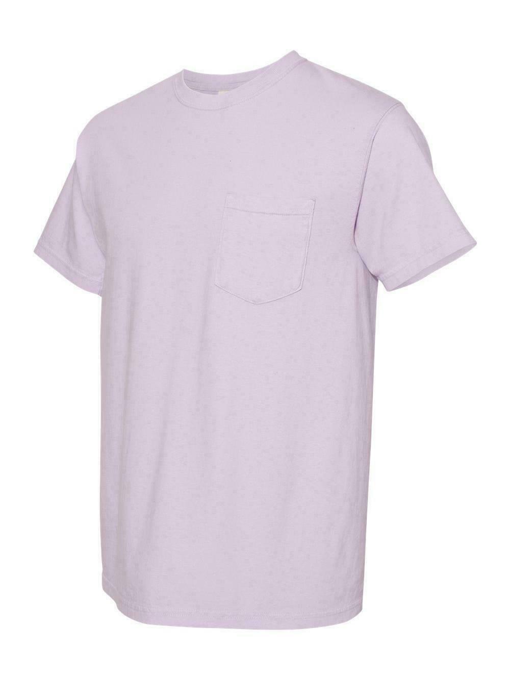 COMFORT COLORS 6030 Adult Pocket Tee - 3 First Quality Shirts - Assorted Colors gallery