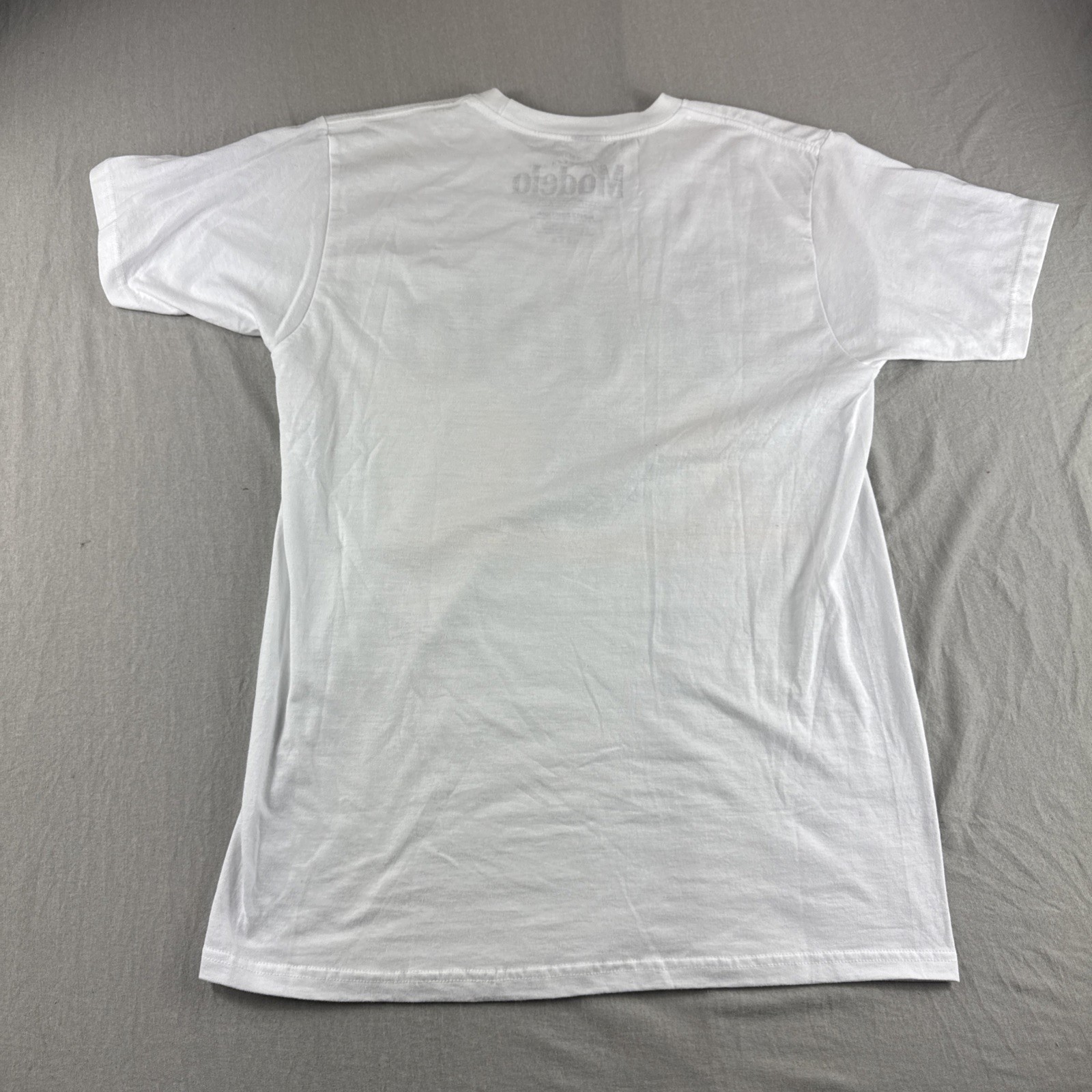 Cerveza Modelo Beer T-Shirt Size M White Ripple Junction Athletic Fit Cotton NEW gallery