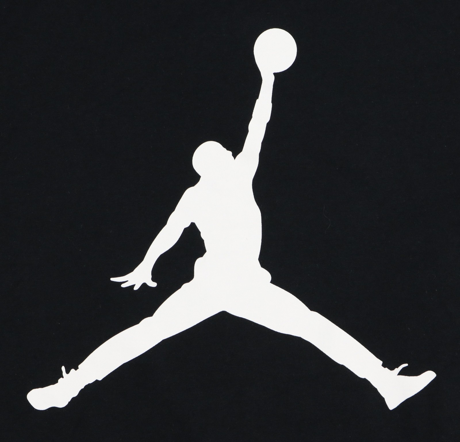 JORDAN Jumpman Logo Shirt sz L Large Black White Bred gallery