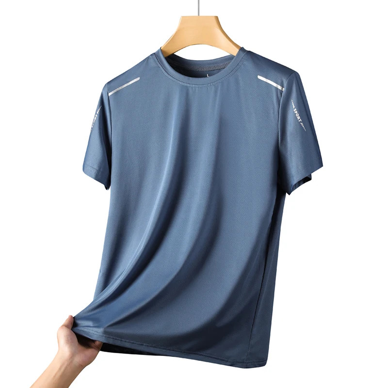 Men's Running Quick Drying T-shirts Breathable Hiking Fishing Tees gallery