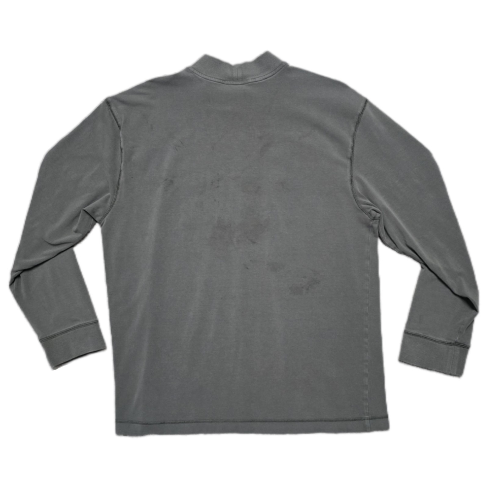 VTG Nike Mock Neck Shirt Men L Gray Long Sleeve Base Layer Swoosh Silver Tag Y2K gallery
