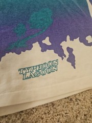 Vtg 90’s Disney Designs Typhoon Lagoon AOP T-Shirt OSFA Single Stitch Beach
