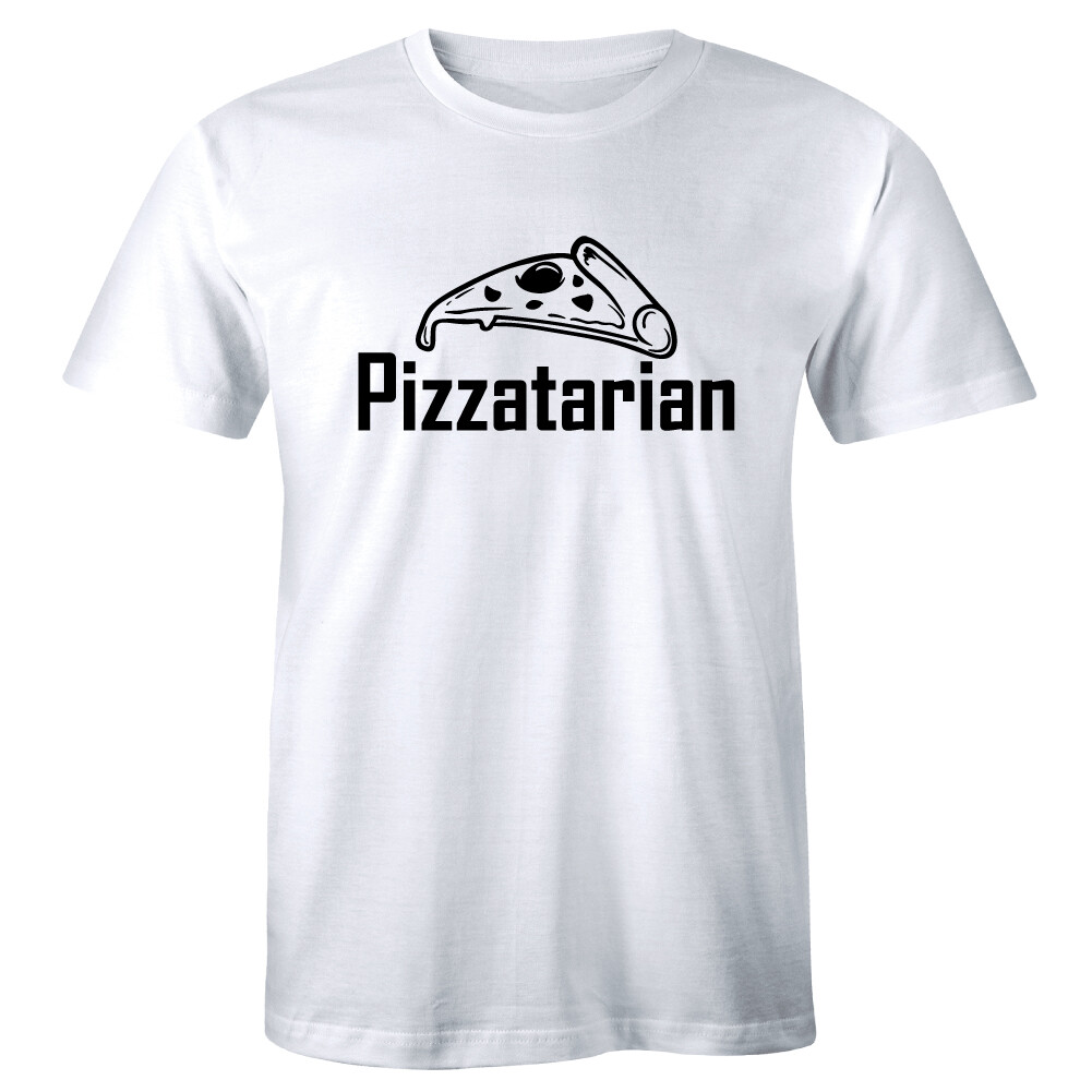 Pizzatarian Pizza Vegetarian Funny Food Lover Short Sleeve T-Shirt for Men