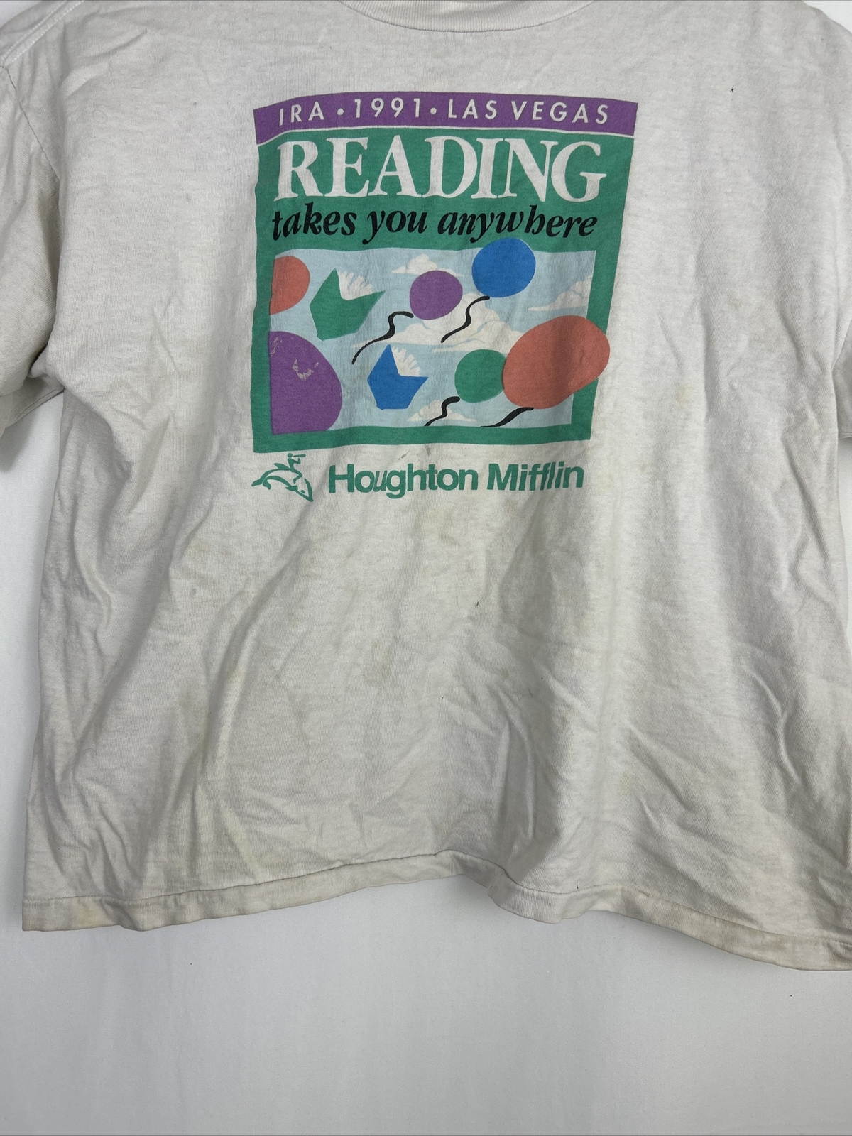 Four Seasons Vintage Men’s XL Las Vegas 1991 Reading White T-Shirt gallery