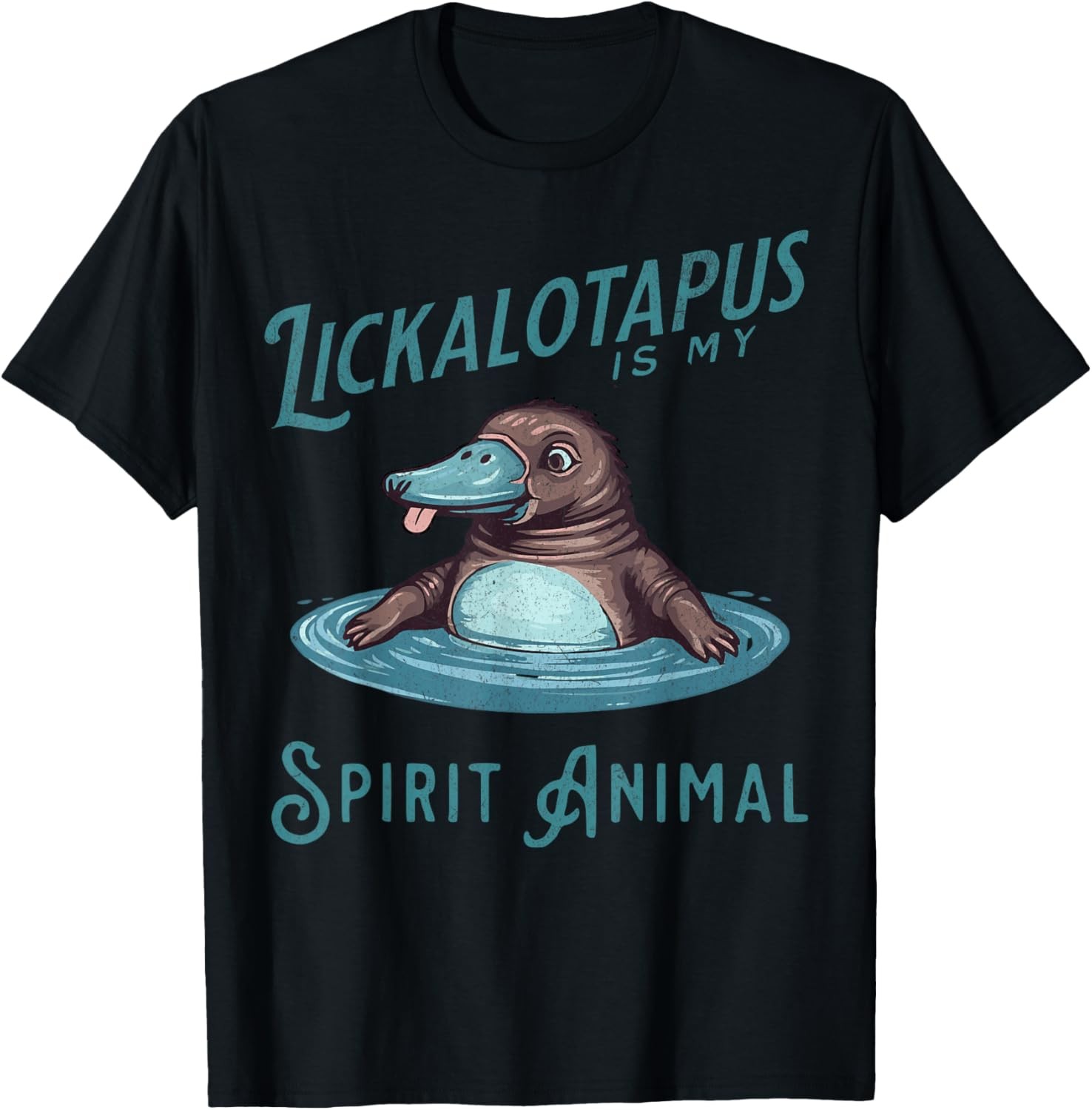 Funny Lickalotopus Is My Spirit Animal Shirt Funny Humor T-Shirt