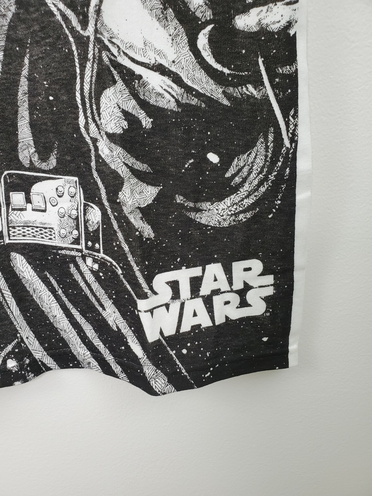 Vintage Star Wars All Over Print Darth Vader Mens Small T Shirt gallery