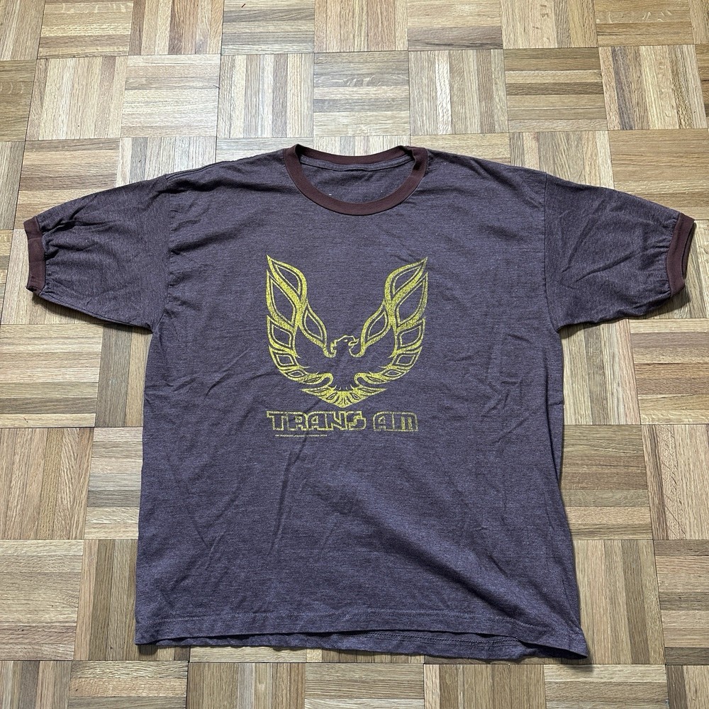 Vintage Pontiac Firebird Trans Am Ringer Tee 2000s XXL