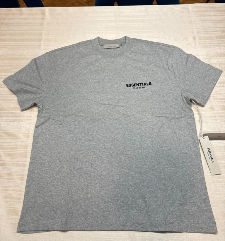 Fear of God Essentials Dark Oatmeal Gray T-Shirt SS22 100% Authentic gallery