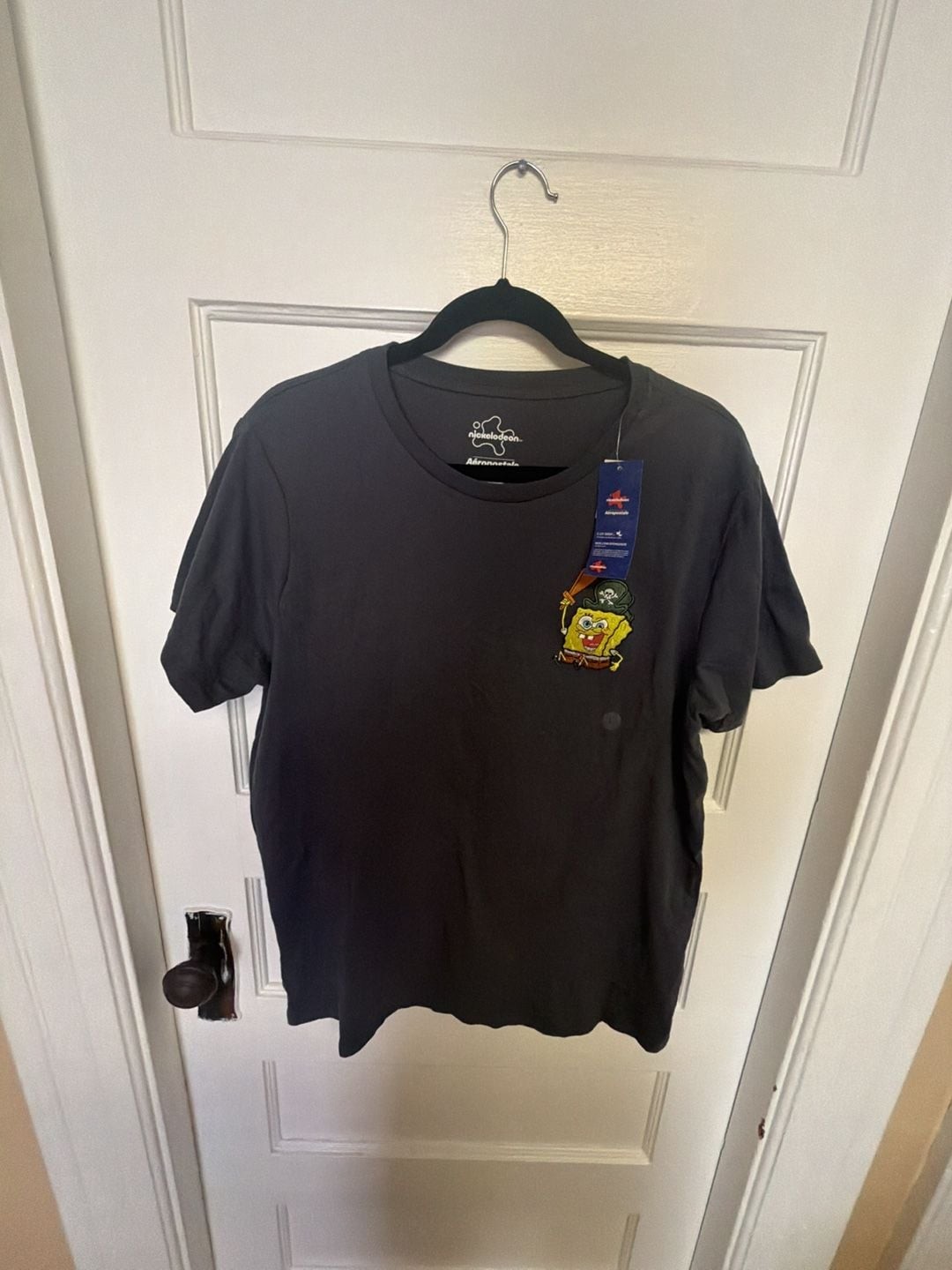 Aéropostale x Nickelodeon SpongeBob SquarePants Pirate Embroidered Tee
