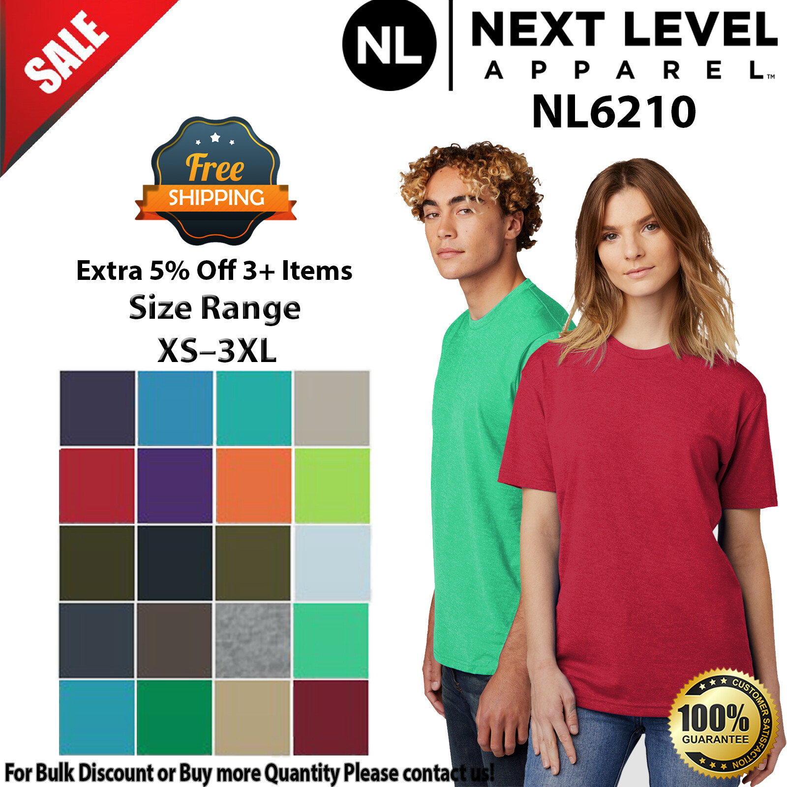 Next Level N6210 Unisex Short Sleeve CVC Crew Neck Stylish T-Shirt gallery