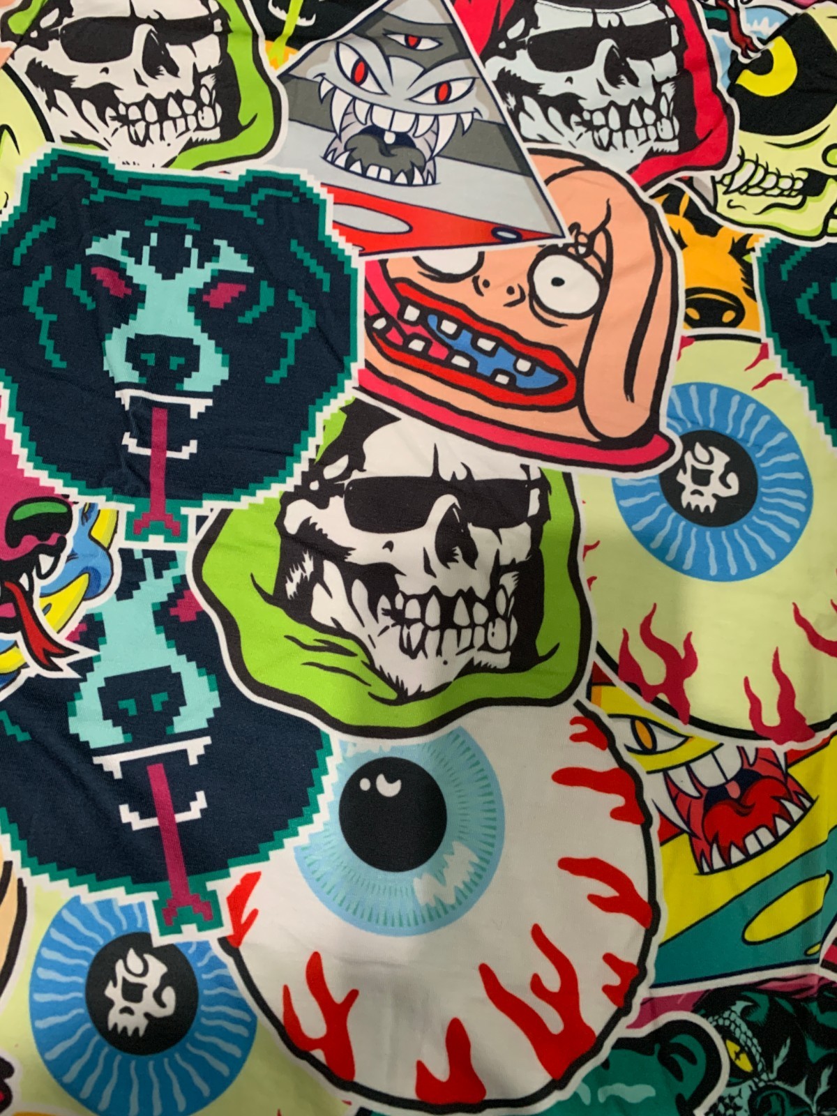Memorial Weekend Sale - MISHKA Sticker Collage shirt Brand New size XL gallery