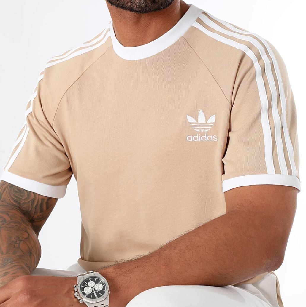 NEW MENS ADIDAS ORIGINALS CALIFORNIA 3 STRIPES TREFOIL SHIRT ~SIZE XL  #IZ2366