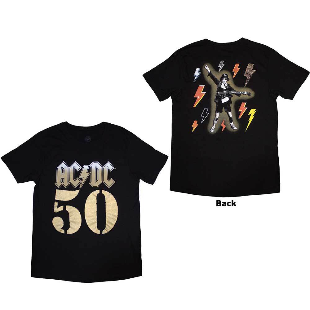 AC/DC Bolt Array T-Shirt Black New